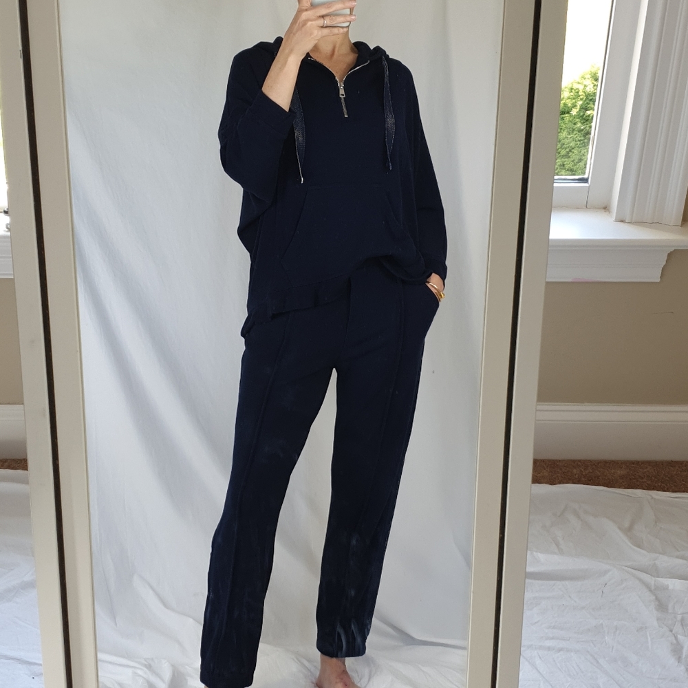 Riva 2 piece matching navy blue tracksuit size S